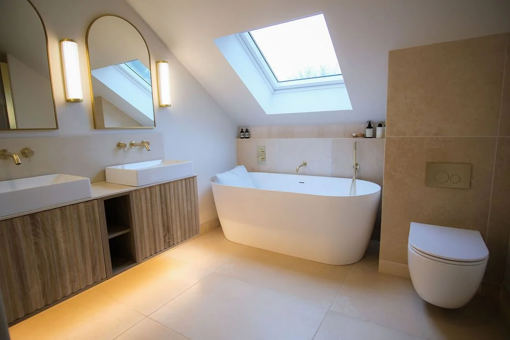 Luxury bathroom renovation by ADO Builders