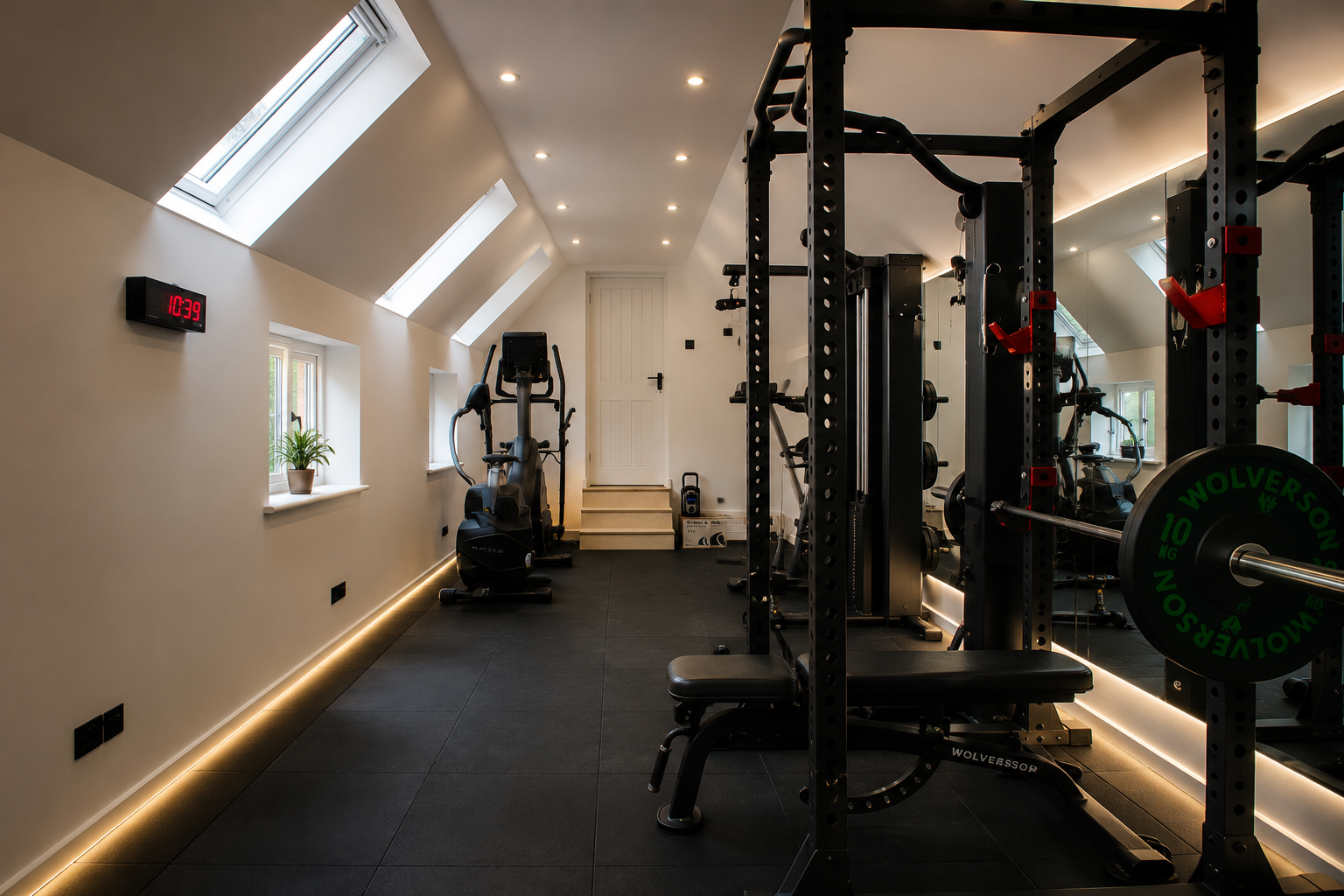 Home gym conversion by ADO Builders